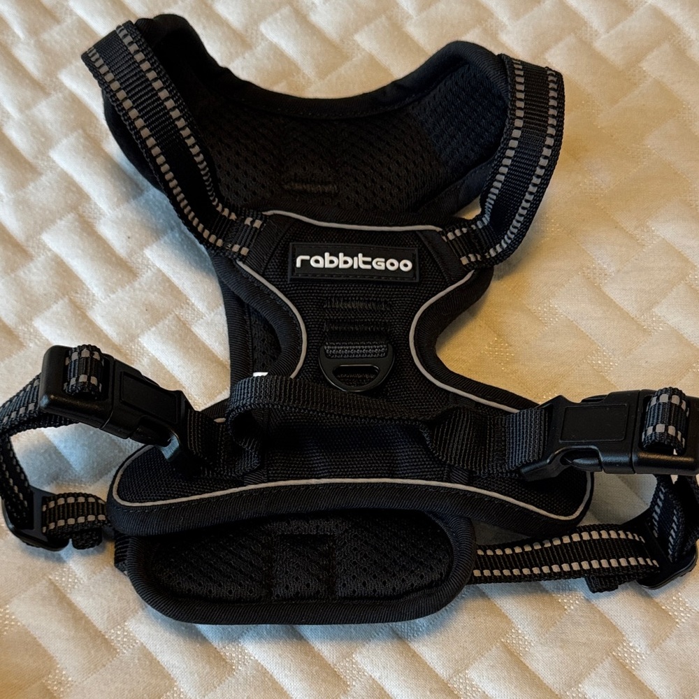 Rabbitgoo Black Dog Harness